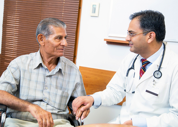 Patients in a healthcare setting
